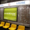 Photos de la campagne STIB dans le Métro